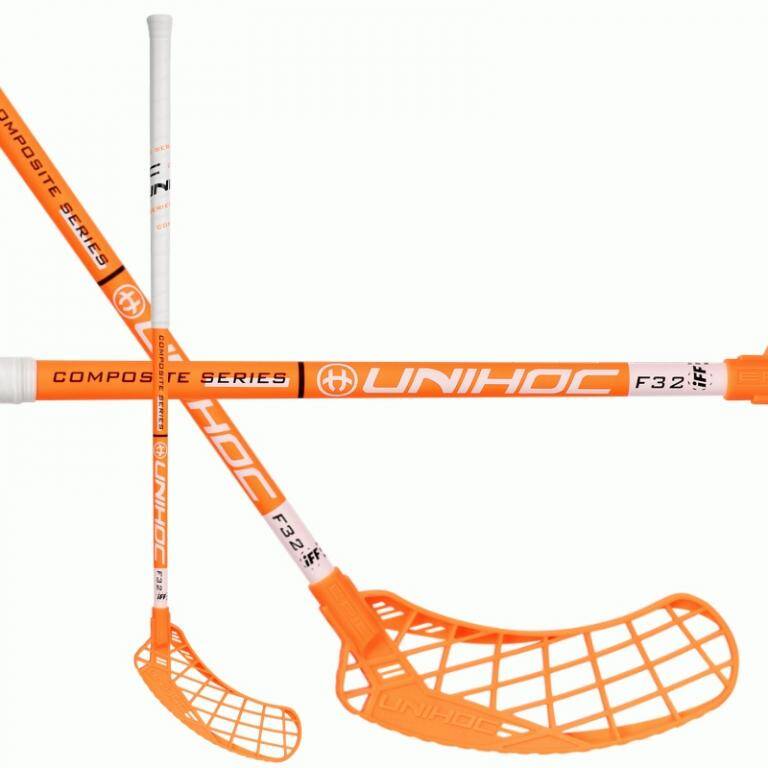 Unihoc Epic Composite 32 neon orange/white