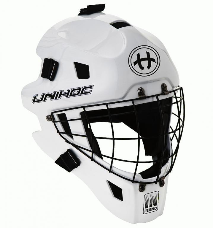 Unihoc Inferno 44 White brankářská maska