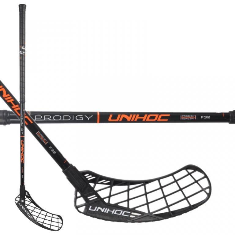 Unihoc Epic Prodigy 32 black/neon orange