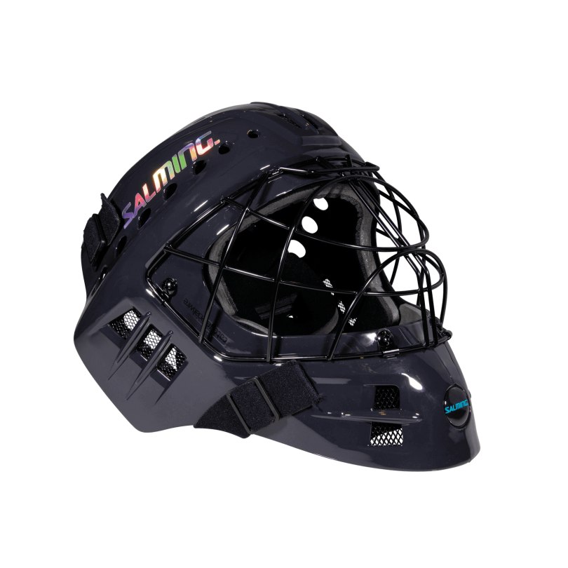 Salming Phoenix Elite Helmet Black Shiny