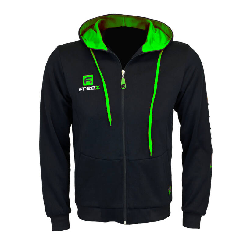 Freez Victory Zip Hood black/green senior