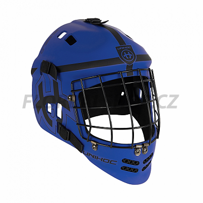 Unihoc brankářská maska Shield blue/black