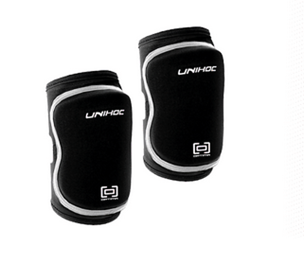 Unihoc chrániče kolen OPTIMA black/white SR
