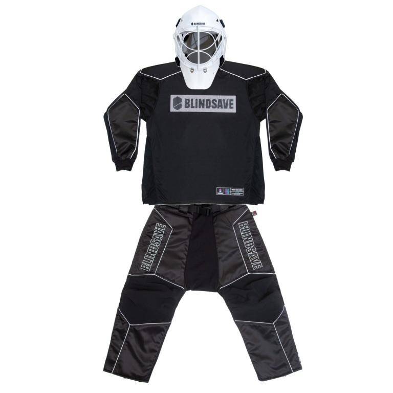 Blindsave Brankářský set Legacy black + maska Shark white