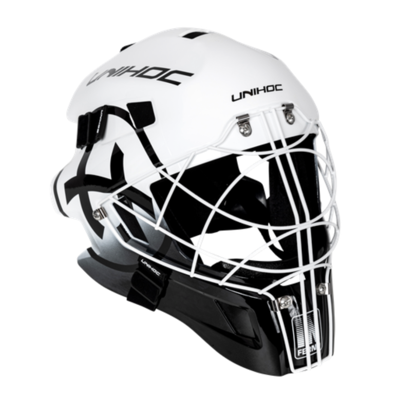 Unihoc Inferno 66 White/Black brankářská maska