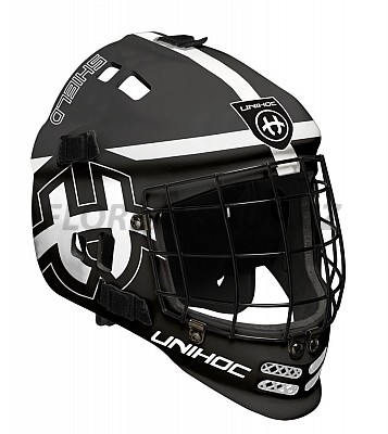 Unihoc brankářská maska Shield black/white