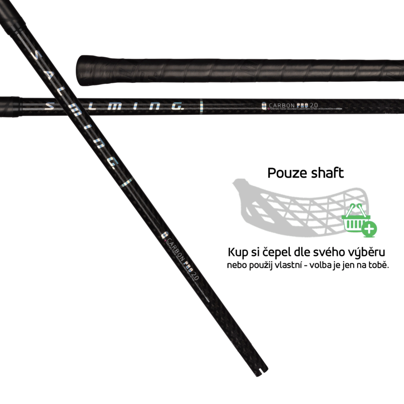 Salming Q-series Carbon Pro 2.0 Shaft 30 JR Black/Silver