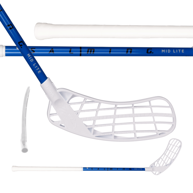 Salming Midlite Hawk 32 JR Blue/White