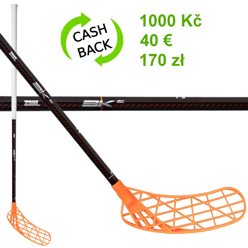 Zone floorball Air/One 3K 27 Thin black/copper