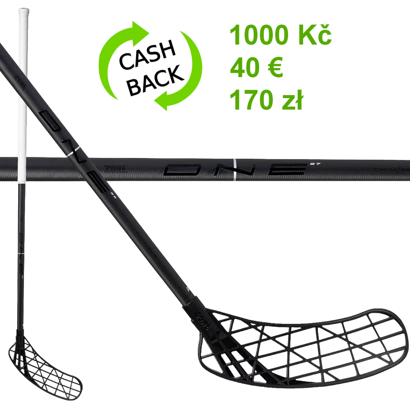 Zone floorball Air/One ONE 27 Thin raw/black