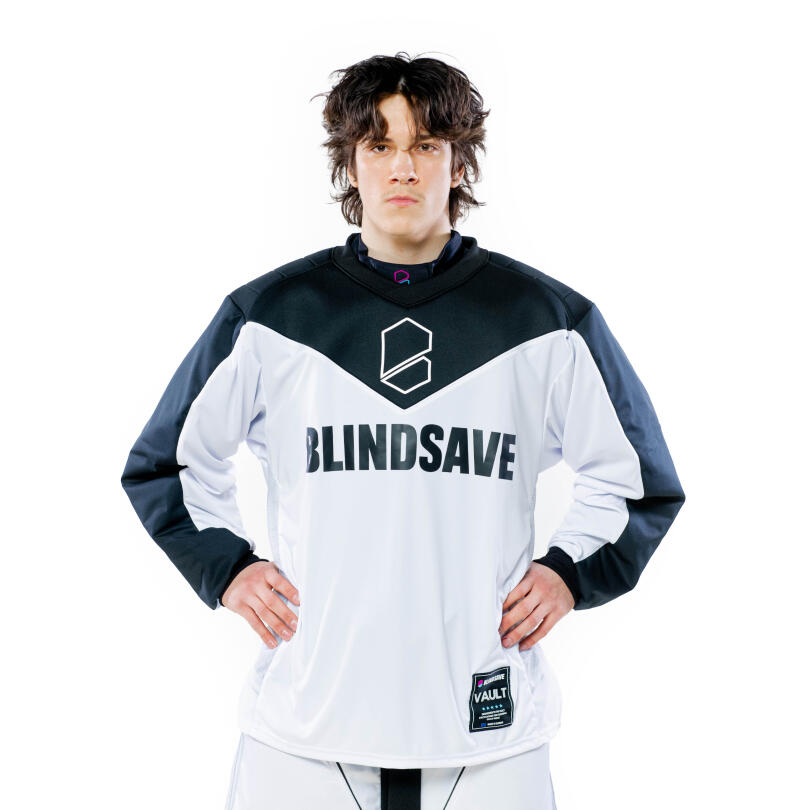 Blindsave Vault Goalie Jersey Top White & Black