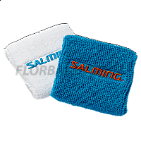 Salming Wristband Short 2-pack White/CyanBlue