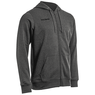 Salming Core 21 Hood Grey Melange Mikina