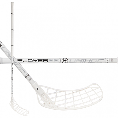 Unihoc Player 26 X-Long white/silver