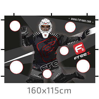Freez Floorball Autobrankář Goal buster 160 x 115 Black