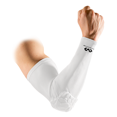 McDavid 6500 Hex Shooter Arm Sleeve bílá vel. M
