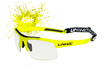 Unihoc brýle Energy kids Neon Yellow