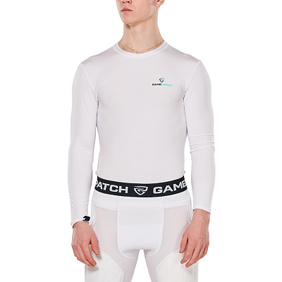 Gamepatch kompresní triko (dlouhý rukáv) White