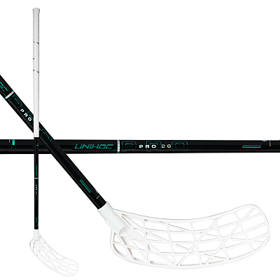 Unihoc Evolite Pro FL 26 white/turq SLIM