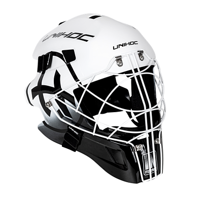 Unihoc Inferno 66 White/Black brankářská maska