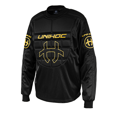 Unihoc brankářský dres Shield JR black/gold