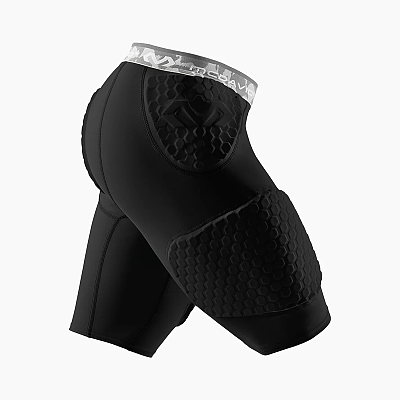 McDavid 7991 HEX® Short w/Contoured Wrap-Around Thigh elastické šortky s výztuží