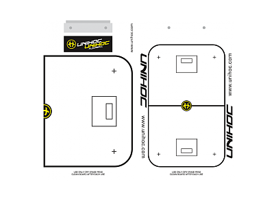 Unihoc Tactic Board 24x40 cm s fixem