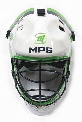MPS brank. maska PRO White/Green helmet
