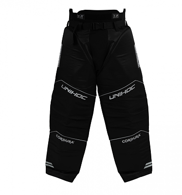 Unihoc Goalie Pants Alpha Black/Silver