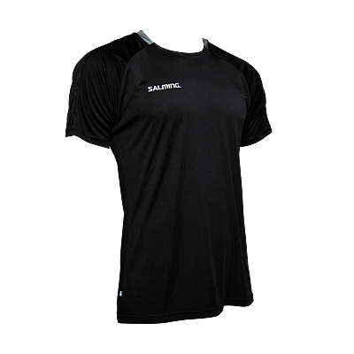 Salming triko Core 22 Match Tee JR Black/Asphalt