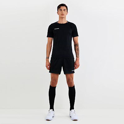 Salming triko Core 22 Match Tee JR Black/Asphalt