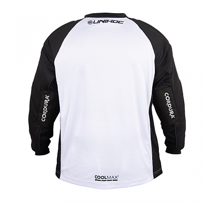 Unihoc Goalie Sweater Alpha white/black