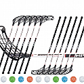 Florbalový set MPS Boomerang Black (12 hokejek)