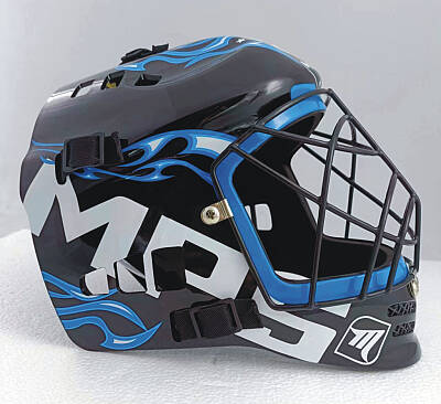 MPS brank. maska Pro Flame - Black/Blue