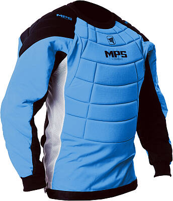 MPS Blue brankářský set + maska  Pro Flame - Blue/Chrome + Florbalové rukavice MPS