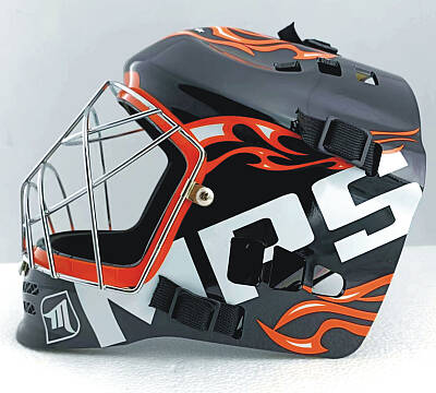 MPS brank. maska Pro Flame - Black/Orange/Chrome