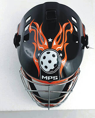 MPS brank. maska Pro Flame - Black/Orange/Chrome
