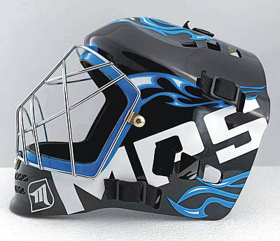 MPS brank. maska Pro Flame - Black/Blue/Chrome