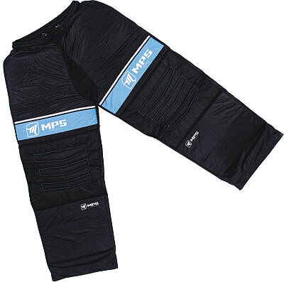 MPS Blue brankářský set + maska  Pro Flame - Black/Blue + Florbalové rukavice MPS
