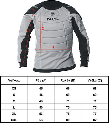 MPS Orange brankářský set + maska  Pro Flame - Black/Orange + Florbalové rukavice MPS