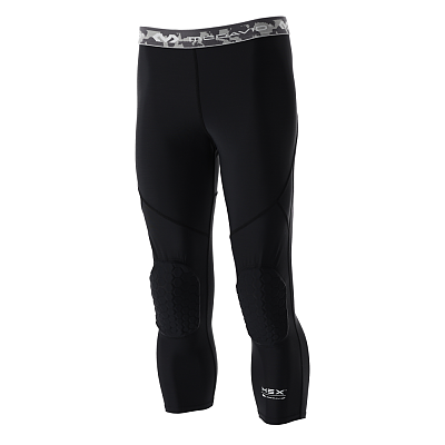 McDavid Hex 3/4 Tight With Knee Pads Black