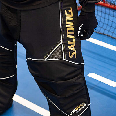 Salming Goalie Pants React Black/White