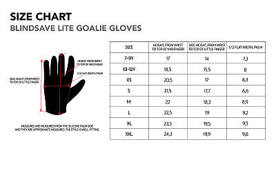 Blindsave Lite brankářské rukavice Black