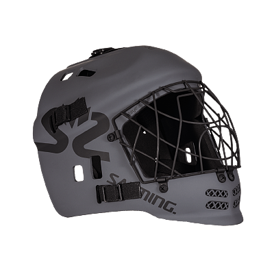 Salming Core Helmet JR Dark Grey brankářská maska
