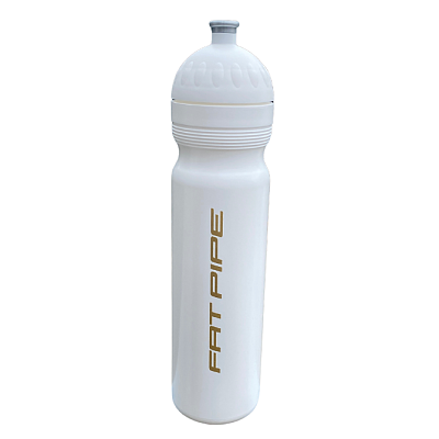 Fatpipe Sportovní láhev 1,0 L bílá/zlatá