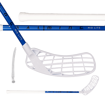 Salming Midlite Hawk 32 JR Blue/White