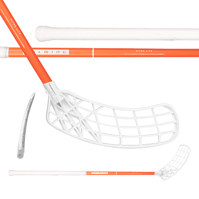 Salming Nitrolite Trident 30 JR Coral/White