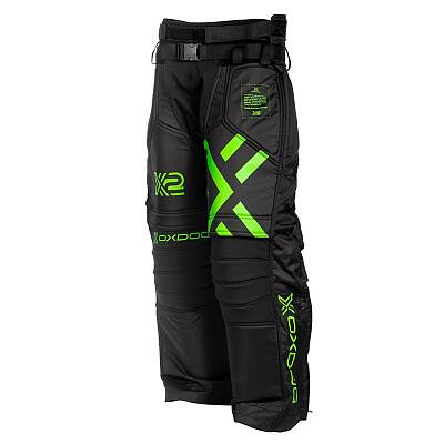Oxdog brankářské kalhoty X2 Goalie Pants SR Black/Green