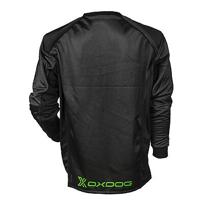 Oxdog brankářský dres Goalie Shirt SR Black/Green padded