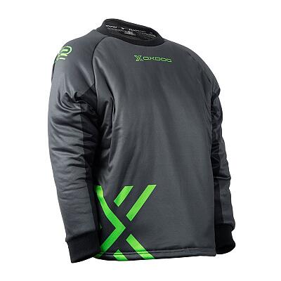 Oxdog brankářský dres Goalie Shirt SR Black/Green padded